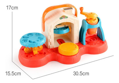 Z Juego De Rol Pizza Chef De Simulación De Plastilina, 15