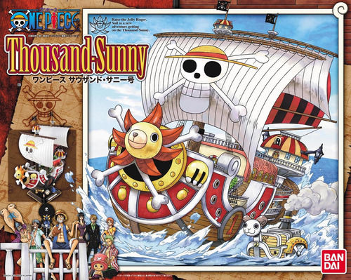 Barco Thousand Sunny Bandai Hobby 27.94 Cm Con Figuras