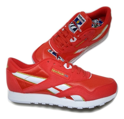 zapatillas reebok hombre rojas