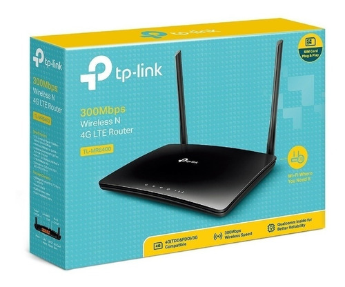 Router Tl-mr6400 Chip Sim 4g Lte Compatible Cualquier Oper.