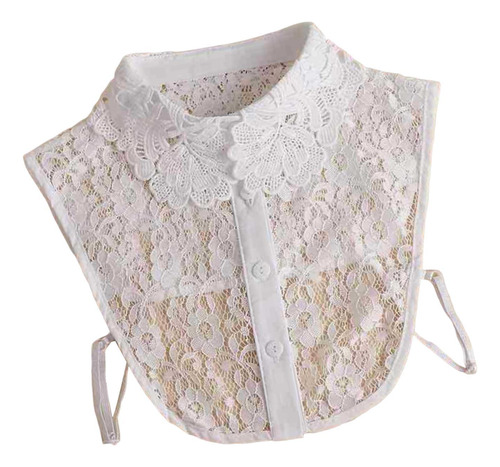Cuello Falso De Encaje, Accesorio Ajustable Para Suéteres,