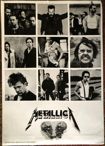 Afiche Metallica 100 Cm X 70 Cm