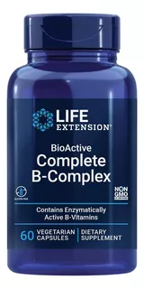 Bioactive Complete B-complex Complejo B 60 Cápsulas Veg Natural