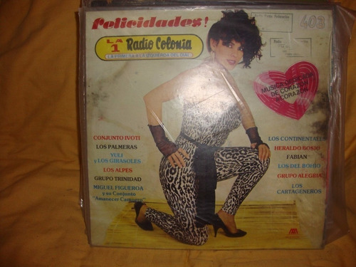 Vinilo Radio Colonia Palmeras Yuli Trinidad Bosio Bohio C1