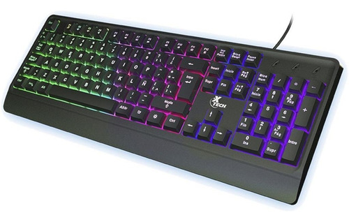 Imagen 5 de 8 de Combo Gamer Xtech Teclado Led Colores Y Mouse Led 4 Colores