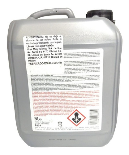 Anticongelante Coolant Ready Mix Raf 11 Liqui Moly 8809