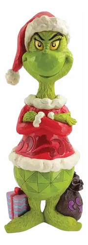 Estatua Grinch Navidad Decorativa Navide a Colecci n Color Verde