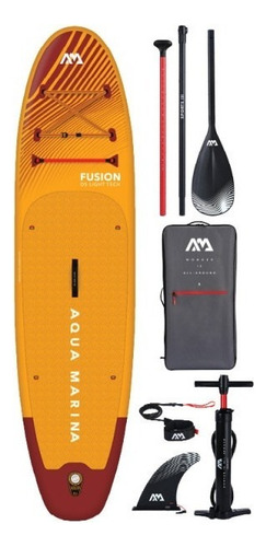 Tabla Stand Up Paddle Sup Inflable Aquamarina Fusion Color Naranja