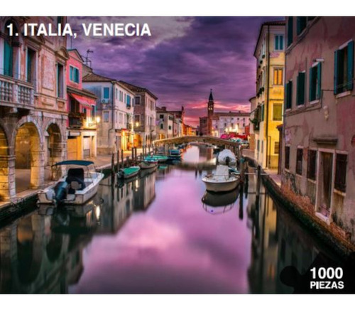 Rompecabezas 1000 Piezas Italia Venecia Envio Gratis