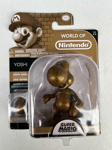 Yoshi Dorado Linea World Of Nintendo Edición Trophy Series