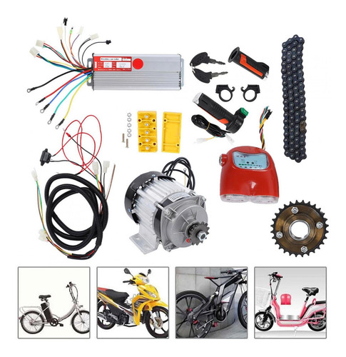 Kit De Motor Sin Escobillas De 800w 48v Dc E-bike Triciclo S