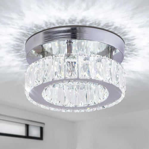 Finktonglan Modern Crystal Ceiling Light Led Mini Chandel...