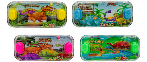 Juego De Agua Rectangular Dinosaurios Ideal Souvenir X 10 Un