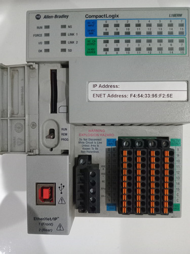 Cpu 1769-l18erm-bb1b Allen-bradley Compact Logix (Usado)