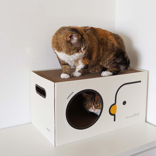 Rascador De Casa Para Gatos, Cama, Muebles De 54cmx30cmx30cm