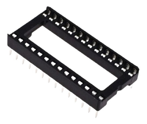 Base Para Ic Circuito Integrado 28 Pines Ancha Dip-28 Gp
