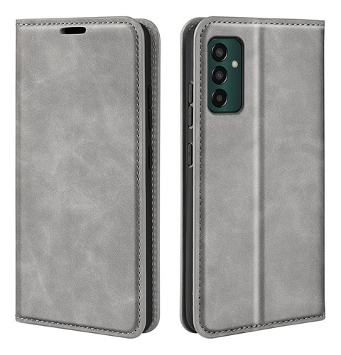 Funda De Piel Con Succión Magnética Para Samsung Galaxy M13