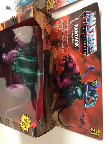 Skeletor Y Panthor Savage Cat Motu Origins Retro He-man Amos (Usado)
