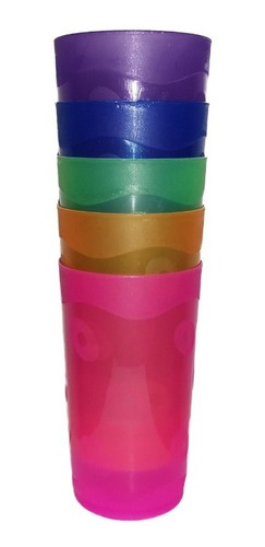 Vaso De Colores 468ml Plástico