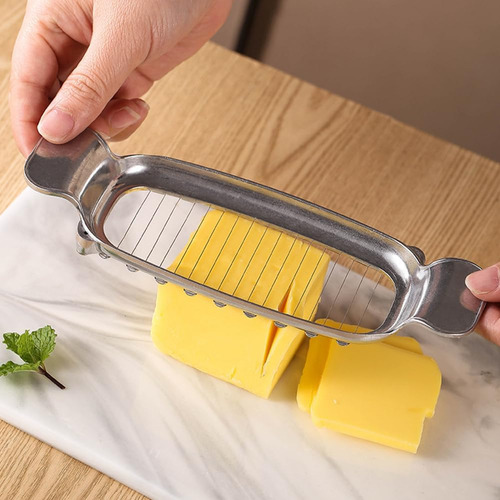 Cortador De Mantequilla Y Queso De Acero Inoxidable Con Agar