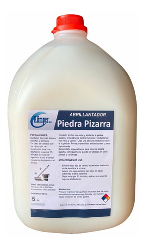 Abrillantador  Cera Piedra Pizarra 5l