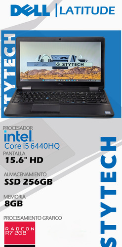 Dell Core I5 6ta Ram 8gb Ssd 256gb Radeon 2gb 15.6 Negro (Usado)