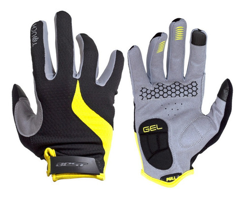 Guantes Largos Hombre Best Sb-05-9584 Negro/marillo Talla Xl