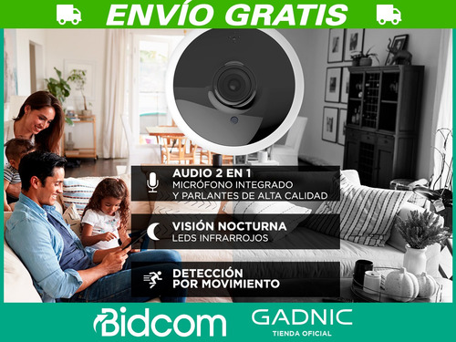 Imagen 3 de 10 de Cámaras De Seguridad Gadnic X2 Full Hd Interior Wifi App