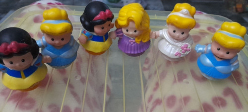 Little People Princesas: Aurora, Blanca Nieves, Rapunzel Y B