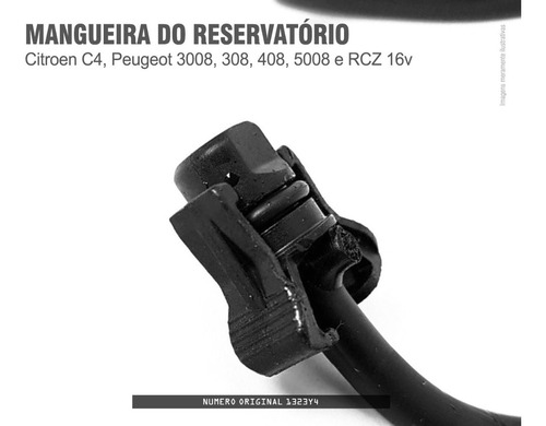 Imagem 3 de 5 de Mangueira Reservatório Para Peugeot 308 408 3008 5008 Rcz C4