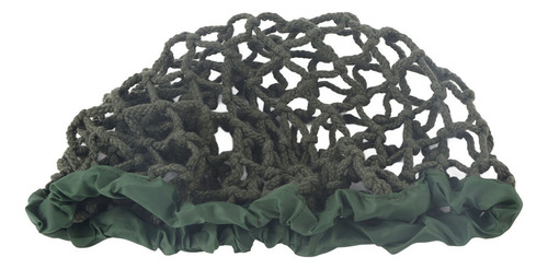 Funda De Casco De Red De Camuflaje De Algodón Verde Militar