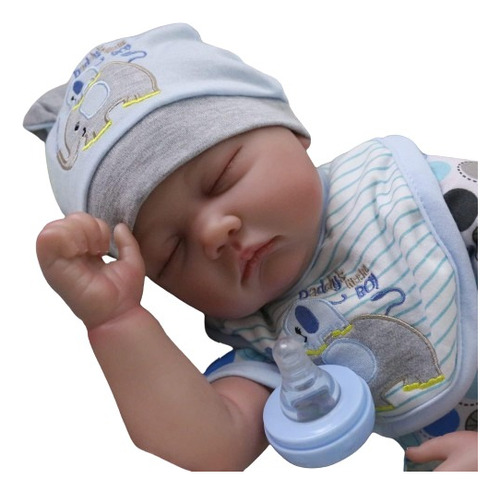Muñeco Bebé Reborn Real Cuerpo Suave - Luca