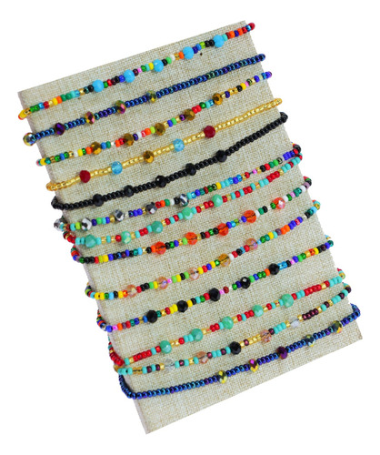 10 Pcs Pulseras Económicas De Chaquira