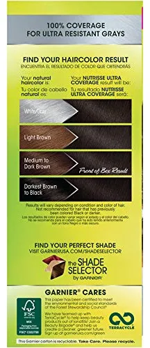 Tinte Para El Cabello Garnier Nutrisse Ultra Coverage 200 De