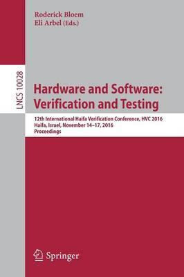 Libro Hardware And Software: Verification And Testing : 1...