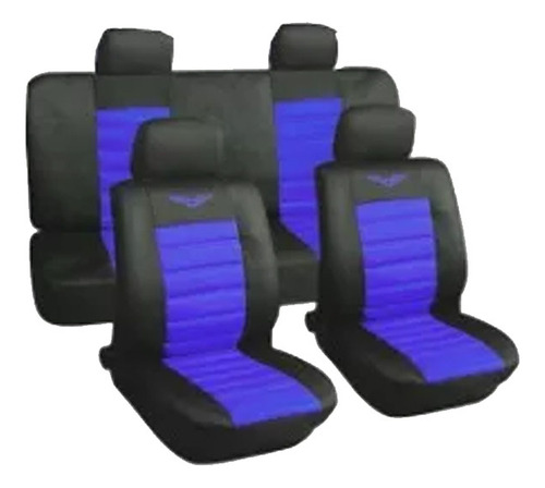 Funda Cubre Asiento Cuerina Auto Universal Completa Sport Az