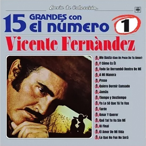 Vicente Fernández - 15 Grandes Con El Número 1 / Lp