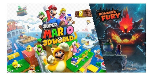 Imagen 2 de 4 de Super Mario 3D World + Bowser’s Fury Super Mario Standard Edition Nintendo Switch Físico