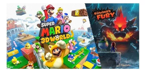 Jogo Super Mario 3d World Bowsers Fury Nintendo Switch em Promoção