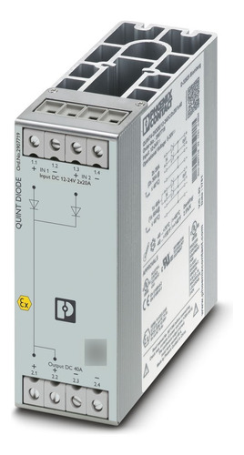 Módulo De Redundância Quint4-diode/12-24dc/2x20/1x4 Phoenix