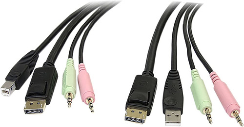 Startech.com Dp4n1usb6 6 Feet 4-in-1 Usb Displayport Kvm Swi