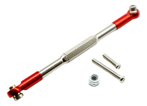 Varillas De Enlace Servo De Dirección Para 1/12 Mn-d90 Rojo