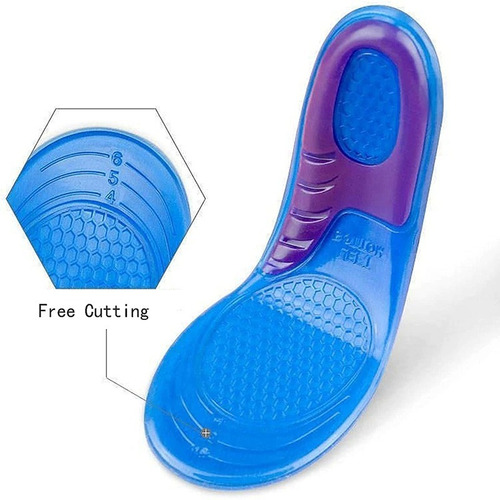 Imagen 7 de 8 de Plantilla Zapato Deportivo Caminar Correr Impact Gel Silicon