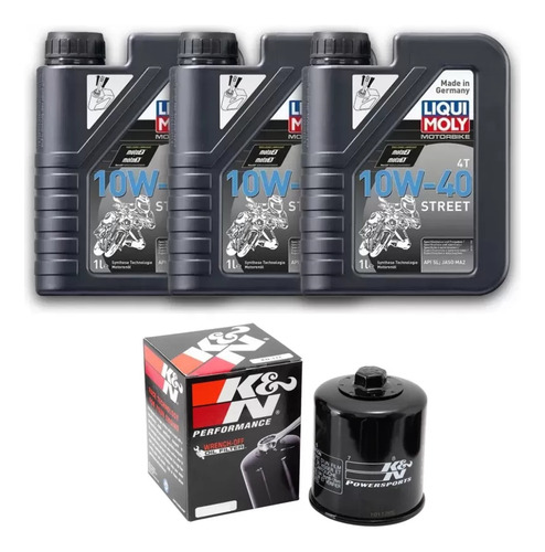 Kit Mantención Sintético R3 R3a R6 R7 + Filtro K&n