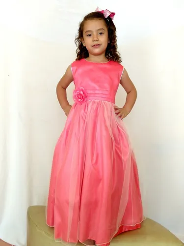Vestidos para niñas color coral new arrivals