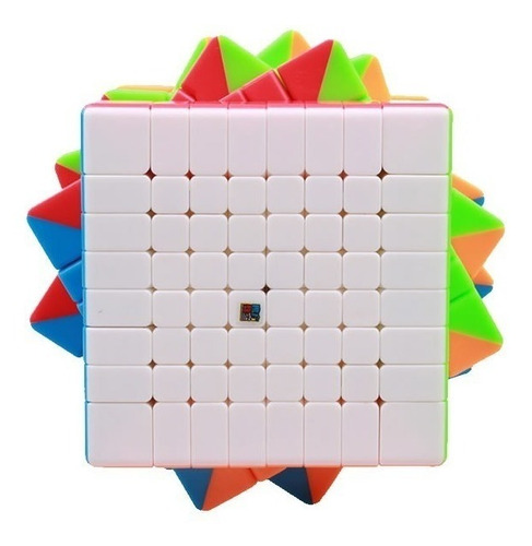 Imagem 3 de 5 de Cubo Mágico 8x8x8 Moyu Mf8 Mofang Jiaoshi Colorido