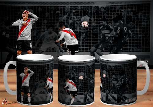 Taza De Ceramica River Plate Gol De Juan Fer Quintero 2018