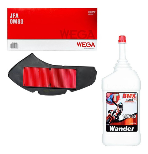 Kit Service Yamaha N Max 155 Wander 15w50 +filtro Aire Sia++