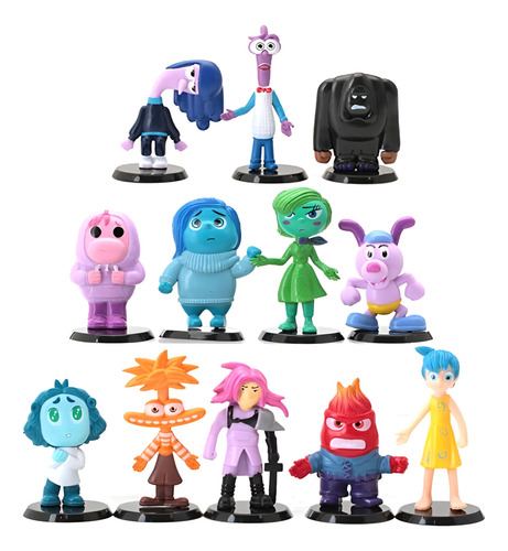 Intensamente 2 Inside Out Disney Pixar Set 12 Figuras Origin