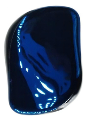 Escova De Bolsa Mini Pocket Para Mega Hair S/ Bolinha Azul